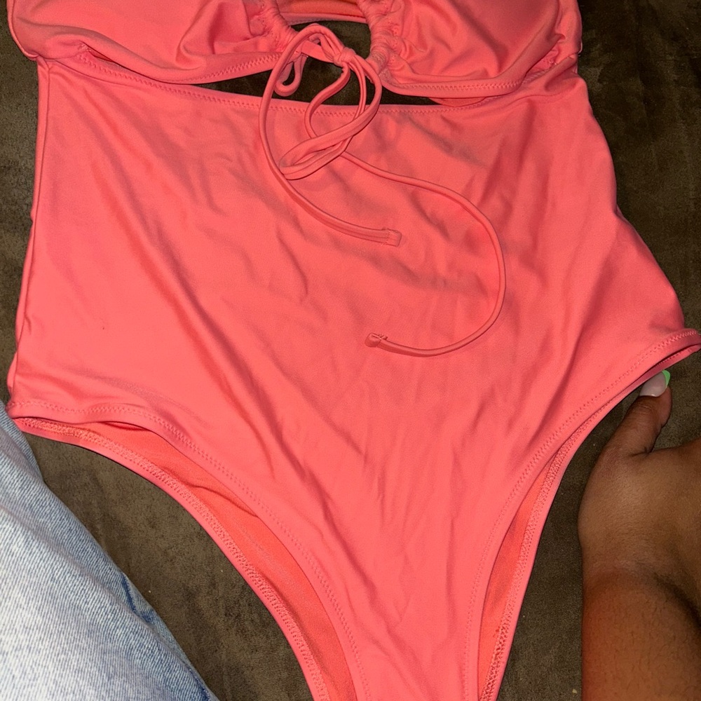 Aerie Women’s Coral One Piece Swimsuit